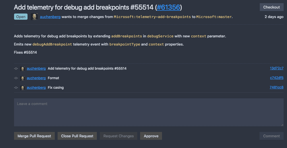 PR Description UI PR Description UI