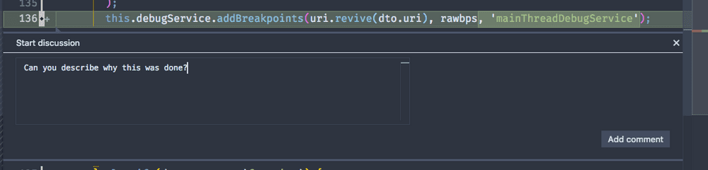 comments UI comments UI