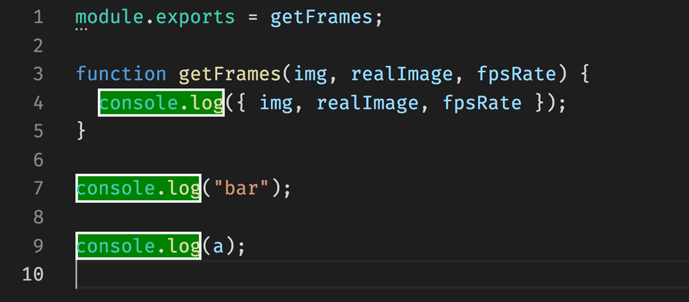 console.log's decorated console.log's decorated