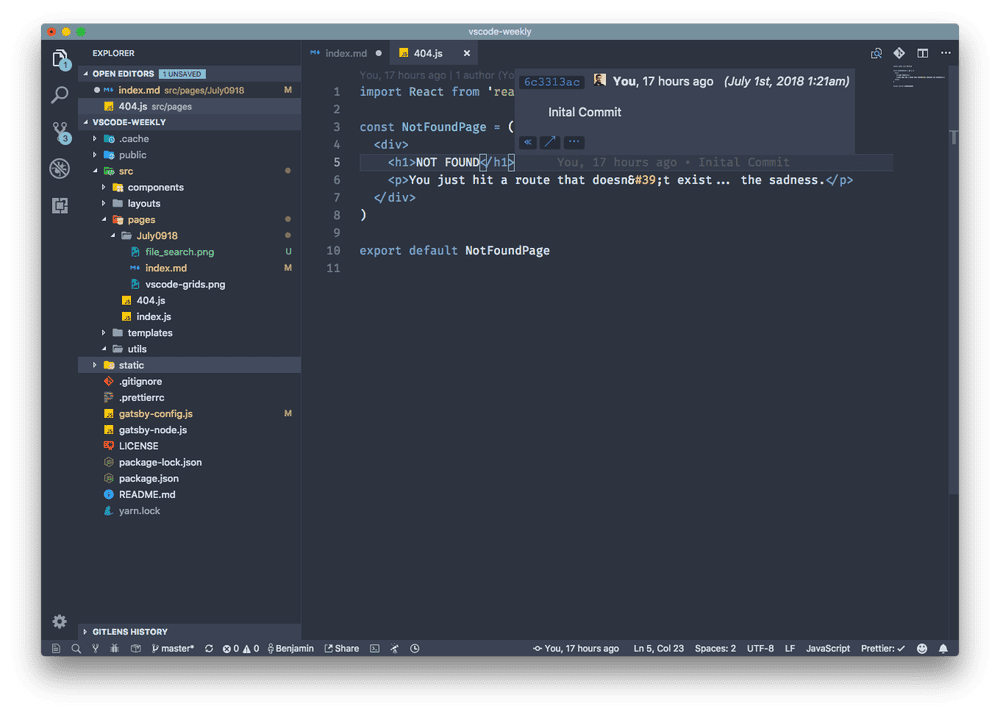 GitLens Preview GitLens Preview