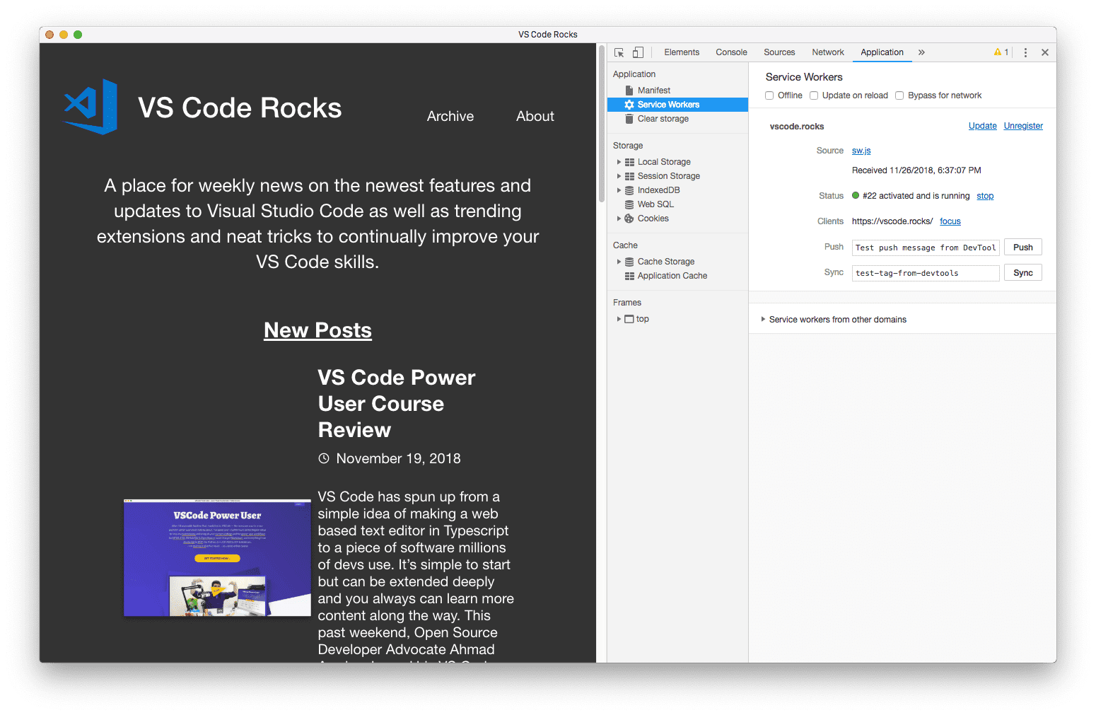 VS Code Rocks Internals: WebP and Service Workers